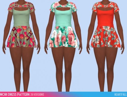 Mori dress pattern at Heartfall