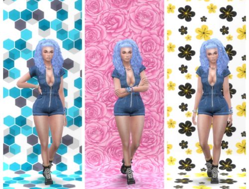 Moschino Stuff Photo Walls Pattern at Annett’s Sims 4 Welt
