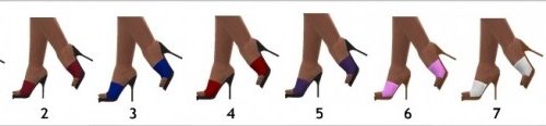 Moskito’s Heeled Mules at Sims4Sue