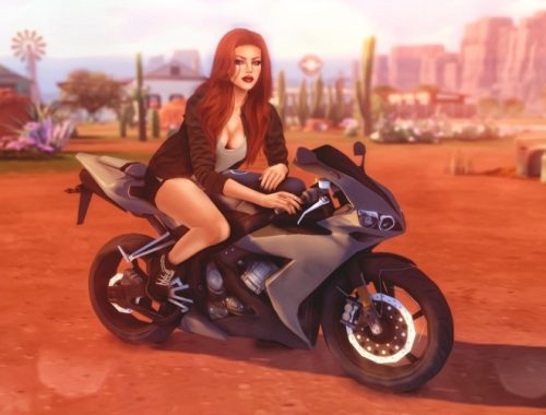 Motorcycle Poses at Katverse