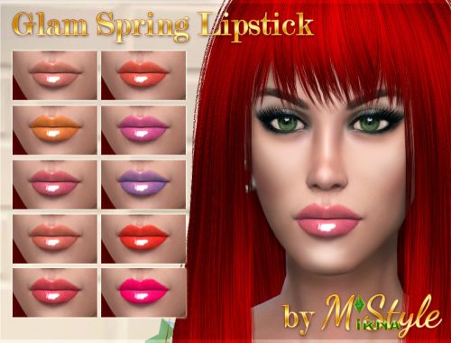 M`Style Glam Spring Lipstick Set