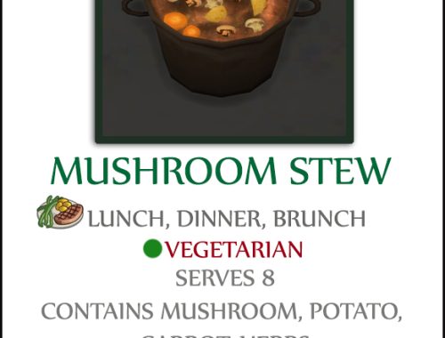 MUSHROOM STEW at Icemunmun