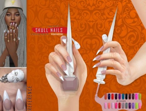 NAILS HALLOWEEN THEME by Thiago Mitchell at REDHEADSIMS