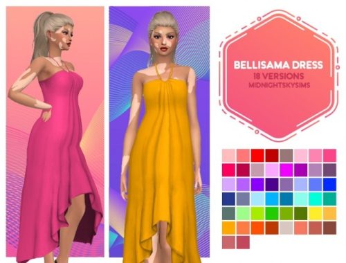 Naomi & Bellisama Dresses at Midnightskysims