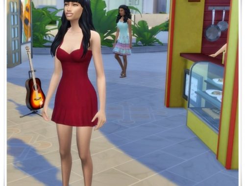 Naomi Campbell at Birksche’s SimModels