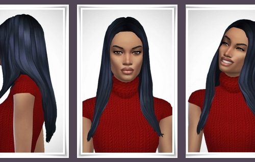 Naomi’s Long Straight Hair at Birksches Sims Blog