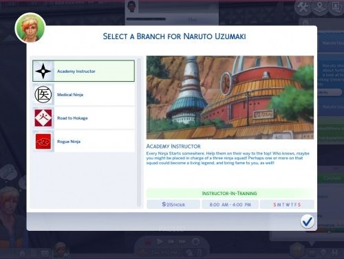 Naruto Ninja Career by RayBreeder7 at Mod The Sims