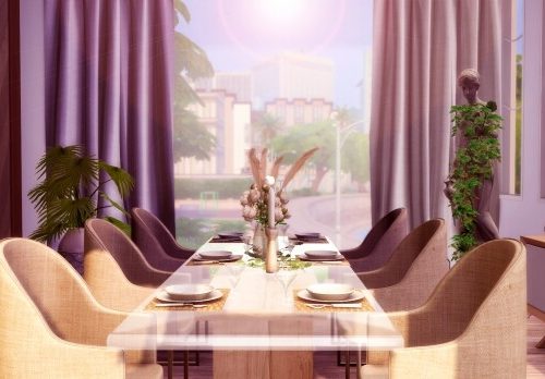 Natalie Dining Room at Lily Sims