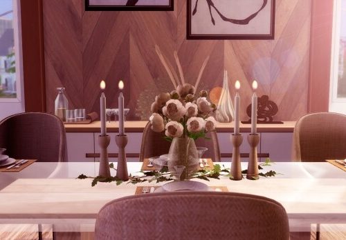 Natalie Dining Room at Lily Sims
