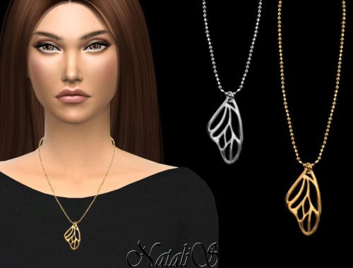 NataliS_Butterfly wing necklace