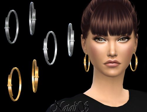 NataliS_Crossover hoop earrings