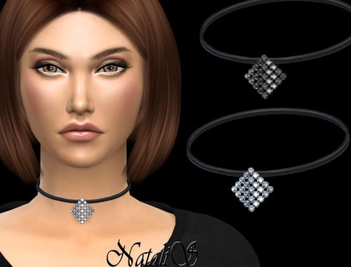 NataliS_Curved square crystal choker