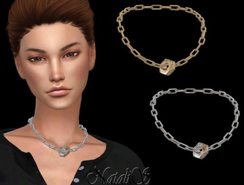 NataliS_Hex nut chain necklace