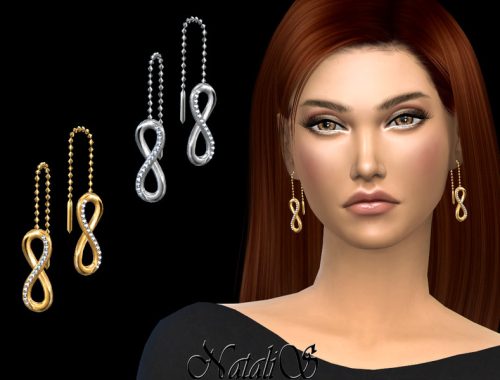 NataliS_Infinity drop earrings