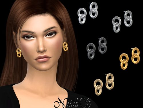 NataliS_Interlock hoop earrings