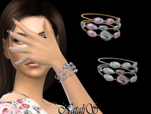 NataliS_Mother of pearl beads braсelet