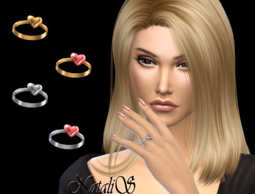 NataliS_Simple heart ring