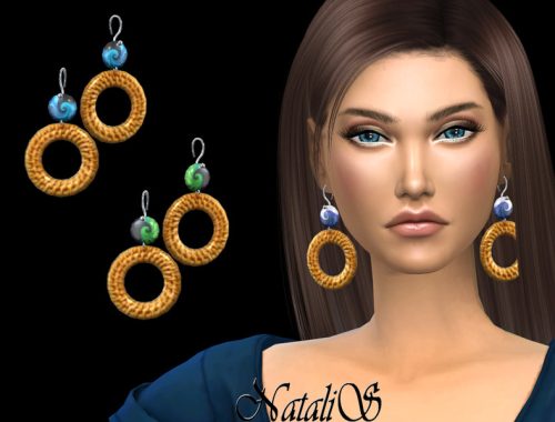 NataliS_Tartan hoop earrings