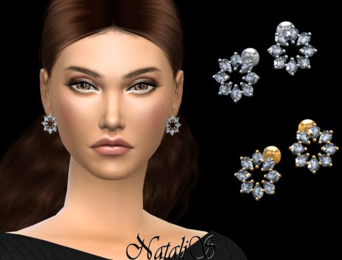 NataliS_Winter star stud earrings