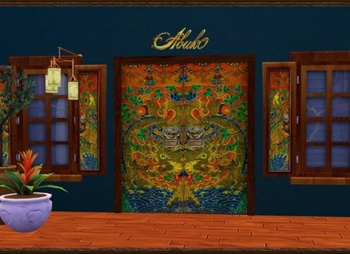 Natatangi old wood doors & windows at Abuk0 Sims4