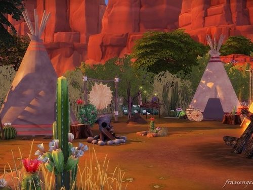 Native American Village at Frau Engel