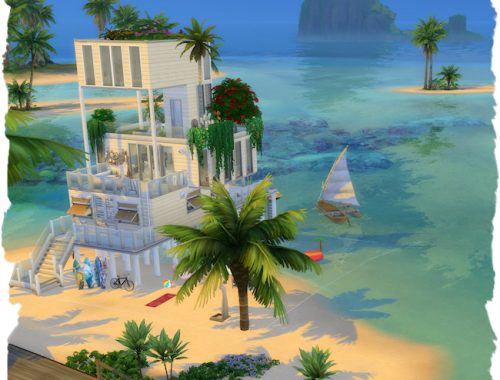 Natural pier home by Chalipo at All 4 Sims