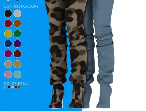 NELLY BOOTS 3 VERSIONS by Thiago Mitchell at REDHEADSIMS