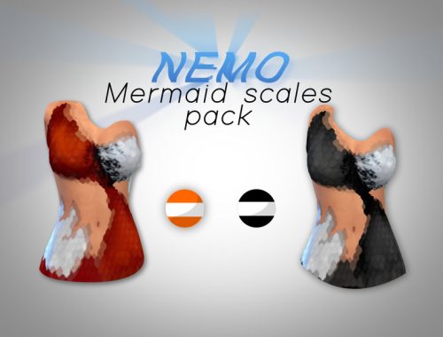 NEMO Mermaid tail and scales pack