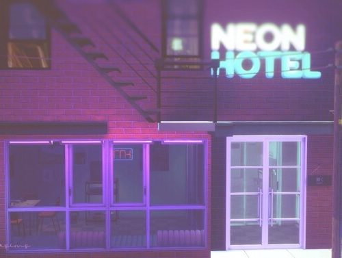 Neon Capsule Hotel & Living at SoulSisterSims