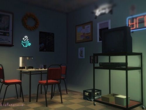 Neon Capsule Hotel & Living at SoulSisterSims