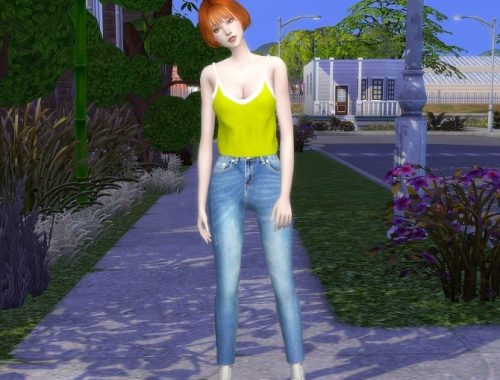 Neon Sleeveless FM top at MINI SIMS
