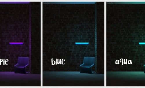 NEON STRIP LIGHTS at Picture Amoebae