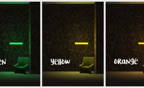 NEON STRIP LIGHTS at Picture Amoebae