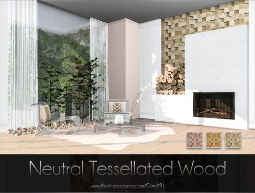 Neutral Tessellated Wood