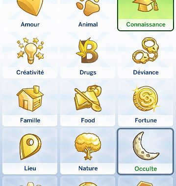 New Aspirations + Traits rewards for Occult Sims at Frenchie Sim