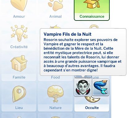 New Aspirations + Traits rewards for Occult Sims at Frenchie Sim