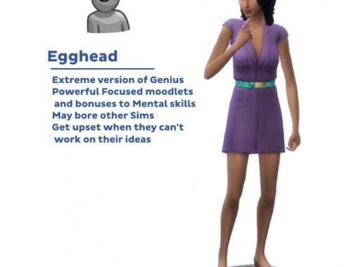 New Emotional Traits by kutto at Mod The Sims