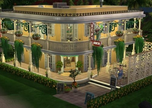 New Orleans cafe at Fab Flubs