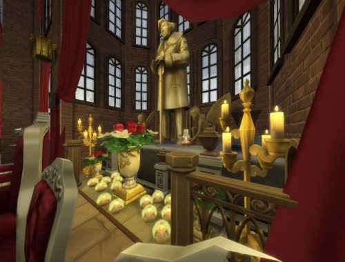 Newcrest Cathedral No CC by huso1995 at Mod The Sims