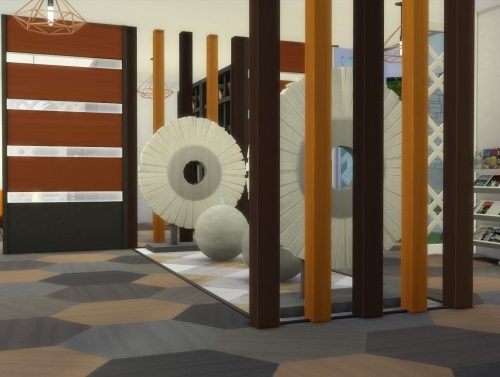 Newcrest’s Library by MegaEmilicorne at L’UniverSims