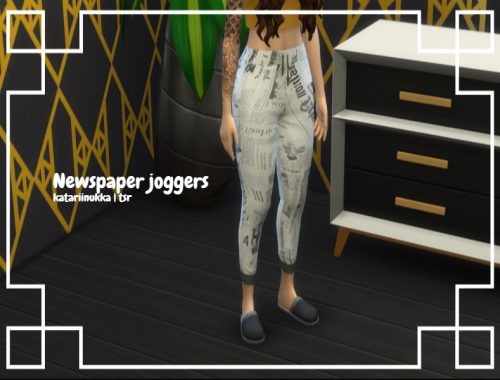 Newspaper joggers