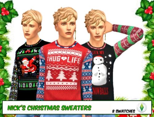 NICK'S CHRISTMAS SWEATERS