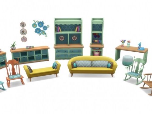 Nifty Knitting Expanded 20 new Items at Simsational Designs