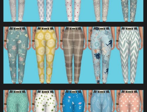 Nifty Knitting Jeans Recolors at Annett’s Sims 4 Welt