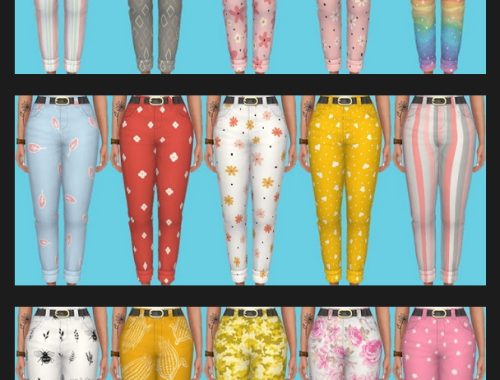 Nifty Knitting Jeans Recolors at Annett’s Sims 4 Welt