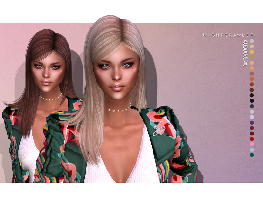 Nightcrawler-Alexandra (HAIR) - The Sims 4 Catalog