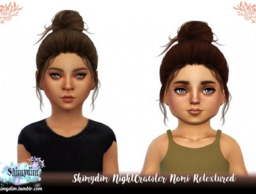 NightCrawler Nomi Hair Retexture Child & Toddler at Shimydim Sims