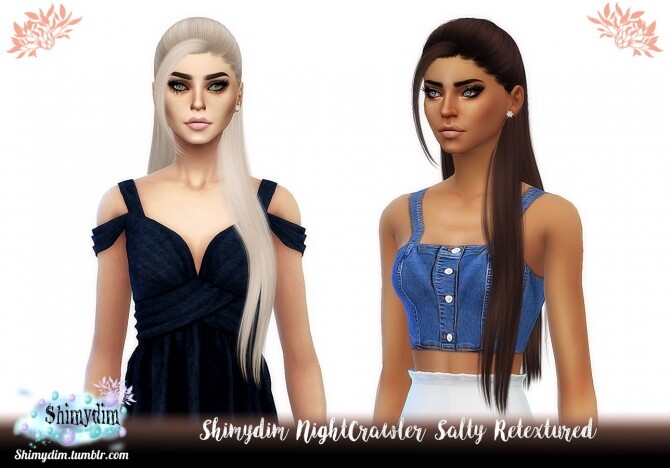 Nightcrawler Salty Hair Retexture Naturals Unnaturals At Shimydim Sims The Sims 4 Catalog