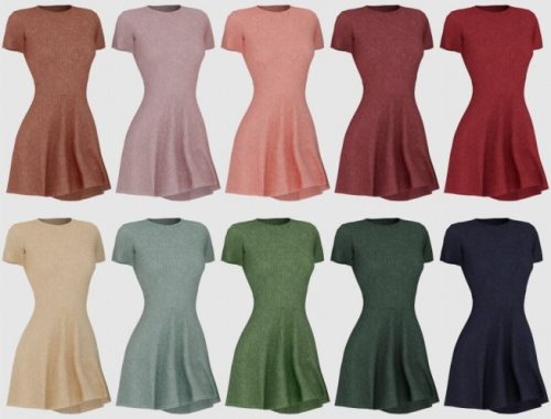 Nina Dress at Daisy Pixels