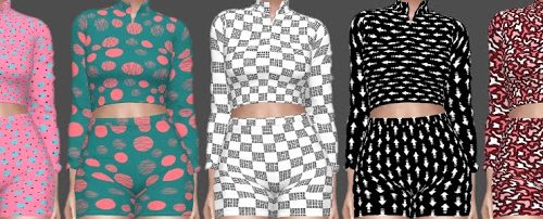 NitroPanic Recolors: Lace Up Jumpsuit, Play Neon Set + Tube Top BF Shirt at Annett’s Sims 4 Welt